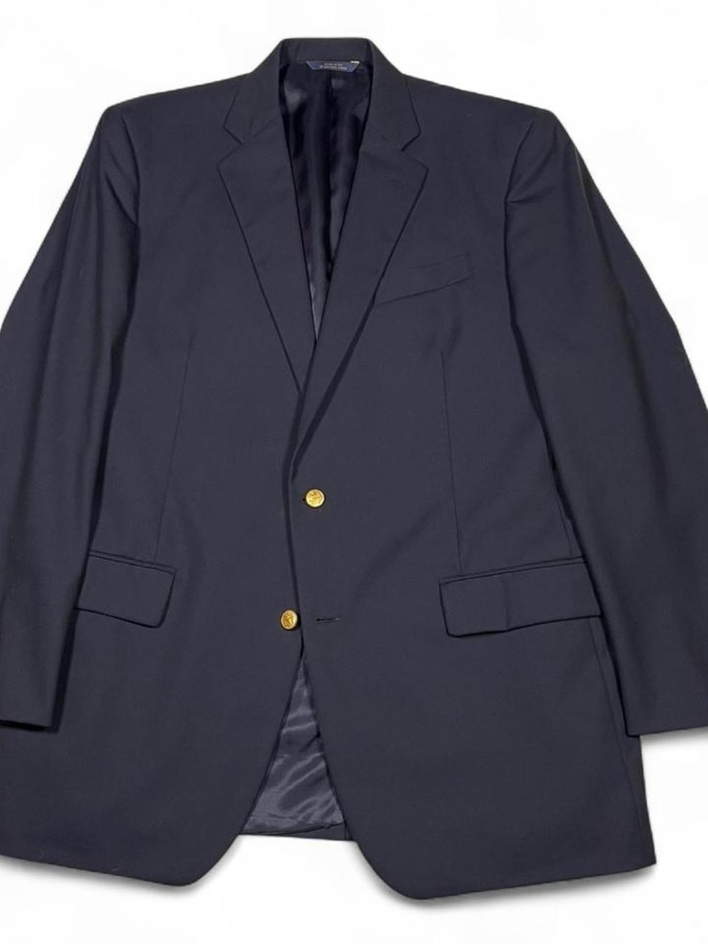 Brooks Brothers Loro Piana Italy Madison Fit Navy Blazer Men’s Size 44L Jacket